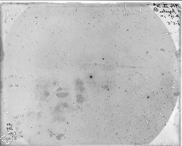 国立天文台ブラッシャー天体写真儀カタログ(1899―1917年) / The Catalog of The Brashear Astrograph Plates: 1899-1917通番157 / 乾板番号309 Serial No.157 / No.309