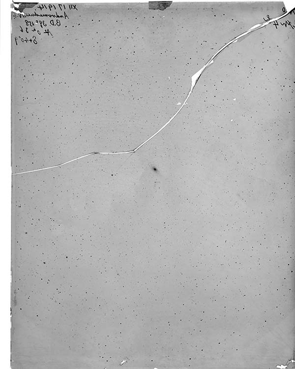 国立天文台ブラッシャー天体写真儀カタログ(1899―1917年) / The Catalog of The Brashear Astrograph Plates: 1899-1917通番421 / 乾板番号847D Serial No.421 / No.847D